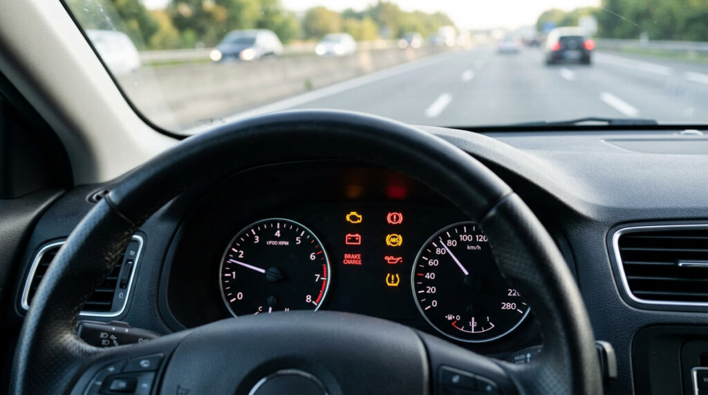 panel luminoso de coche