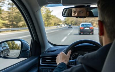 Cómo cambiar de carril sin brusquedad: espejos, punto ciego e intermitente